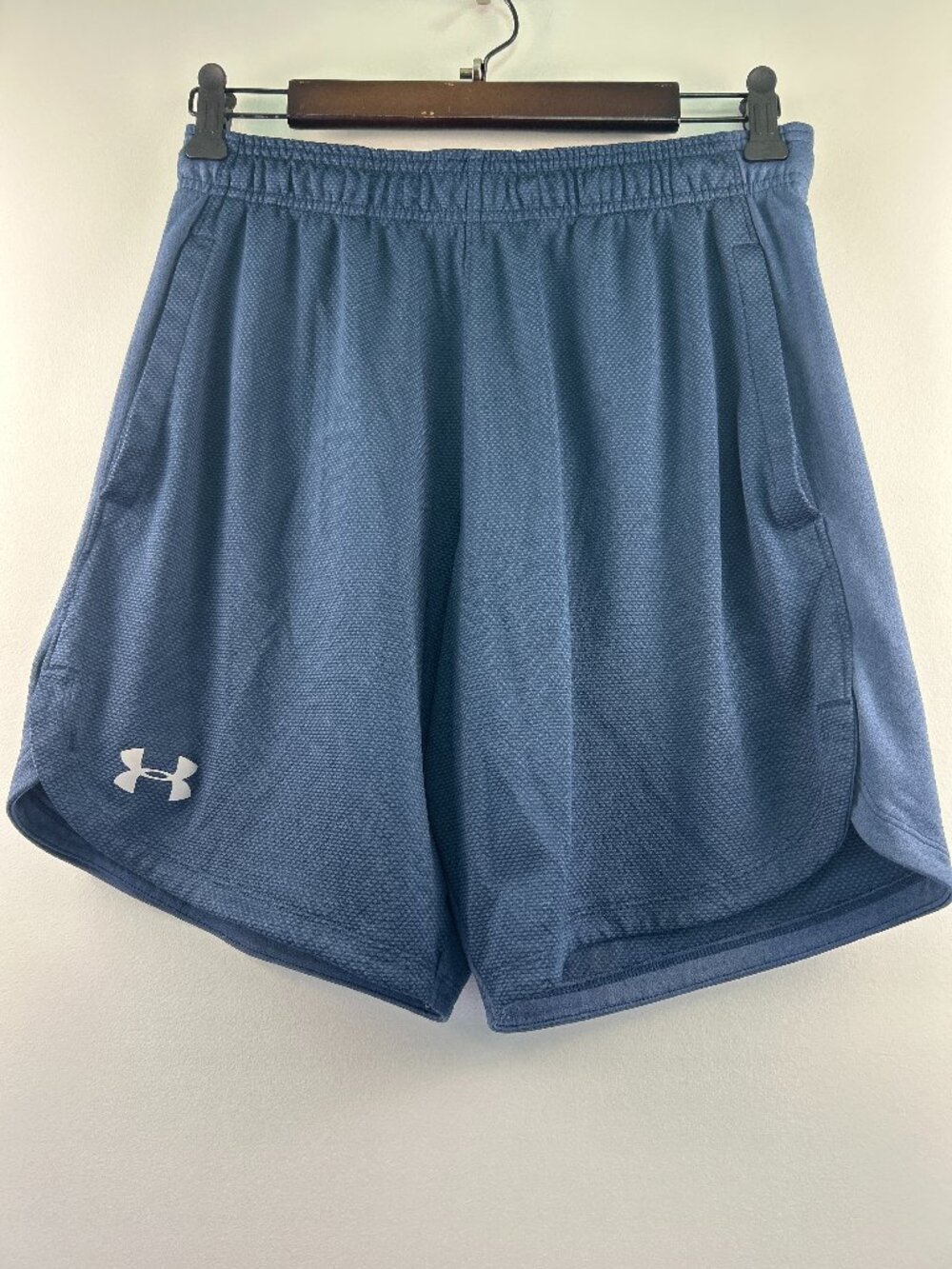 Under Armour HeatGear Loose Fit Athletic Shorts Blue Men's M